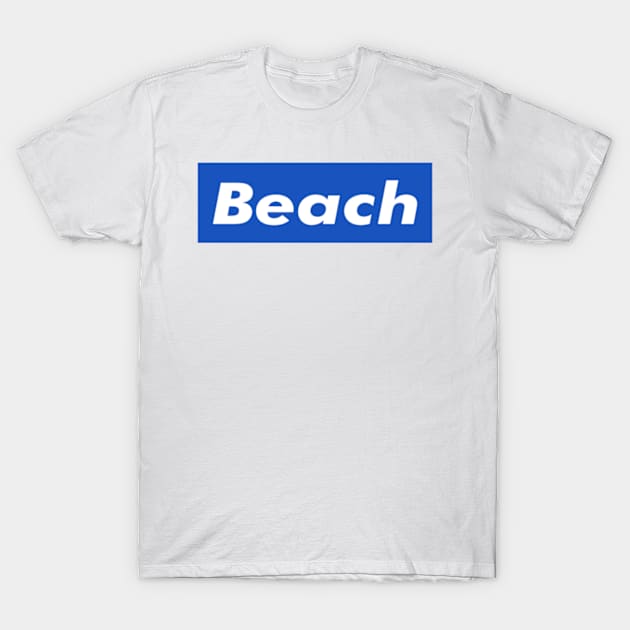 Beach Box Logo T-Shirt by ART BY IIPRATMO